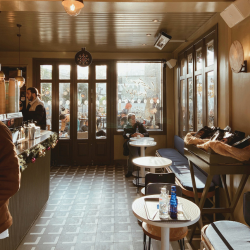 A European Coffee shop